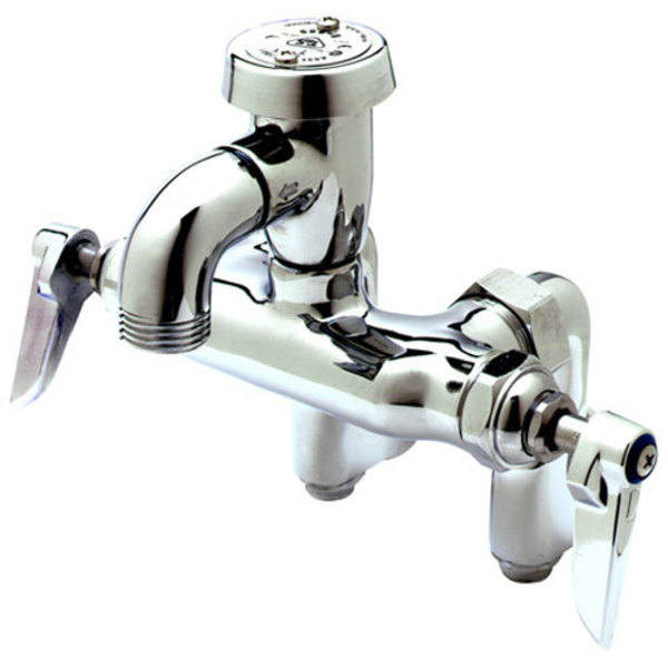 T&S Brass Faucet, Service , W/Vacbkr, Ada B-0669-RGH
